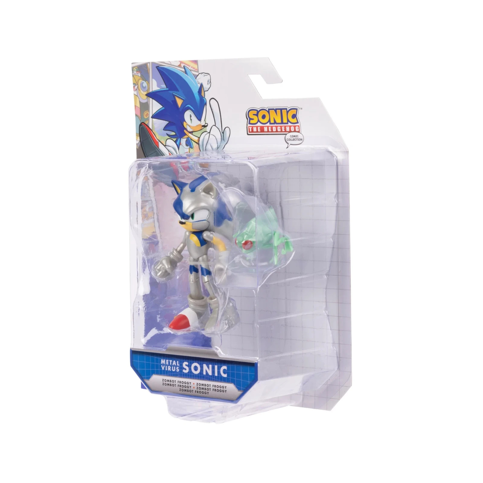 Sonic The Hedgehog Comic Collection Metal Virus 4” Figure ℹ️READ DESCRIPTIONℹ️