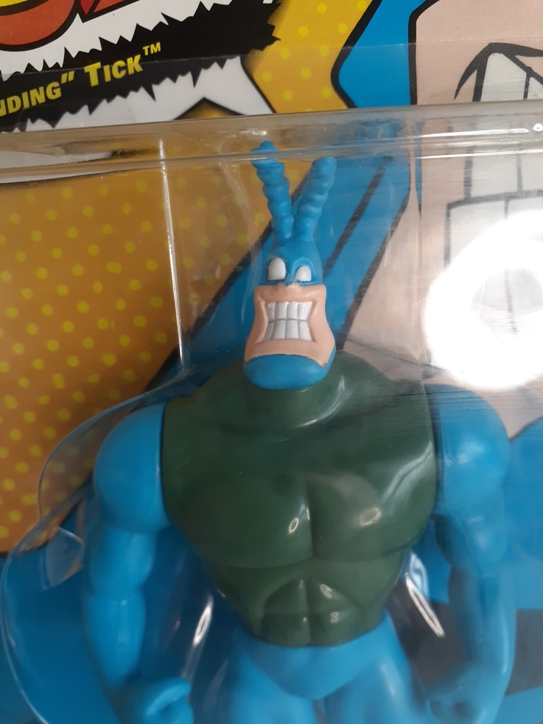 The Tick « Bounding » Tick Action Figure Bandai 1994 Vintage NEW SEALED!
