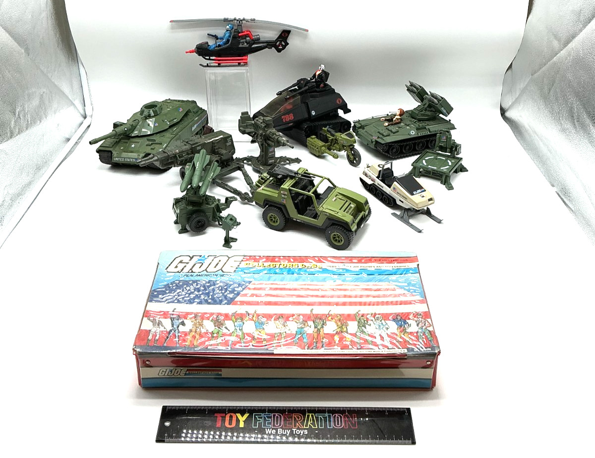 Vtg Hasbro G.I. Joe ARAH 1983 Series 1.5 & 2 3.75&Prime; ACTION FIGURE & VEHICLE LOT