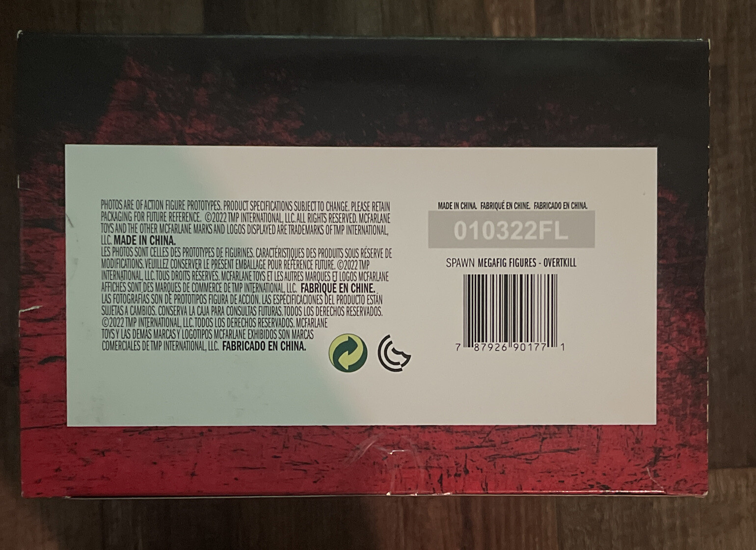 NEW SPAWN OVERTKILL MEGAFIG 10&Prime; Action Figure McFarlane Toys
