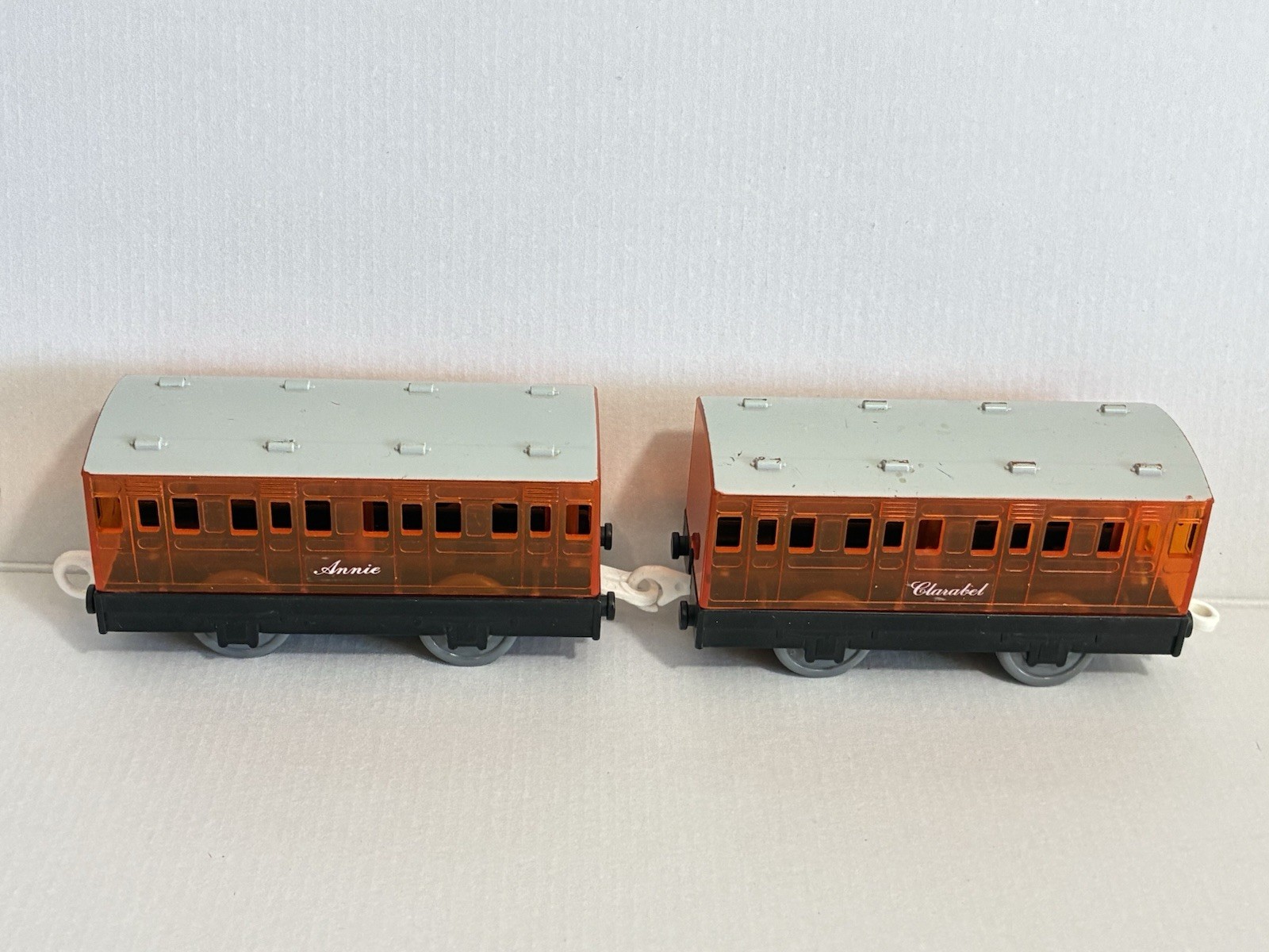 Tomy Thomas Plarail Clear Transparent Coaches Annie and Clarabel