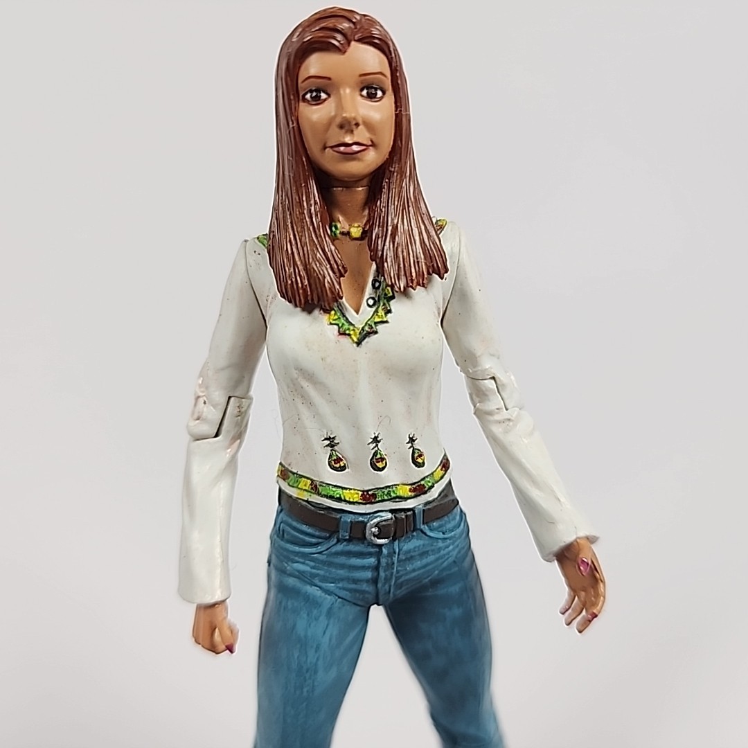 Lot of 4 Buffy the Vampire Slayer Action Figures Angel Master Willow 1999 Moore