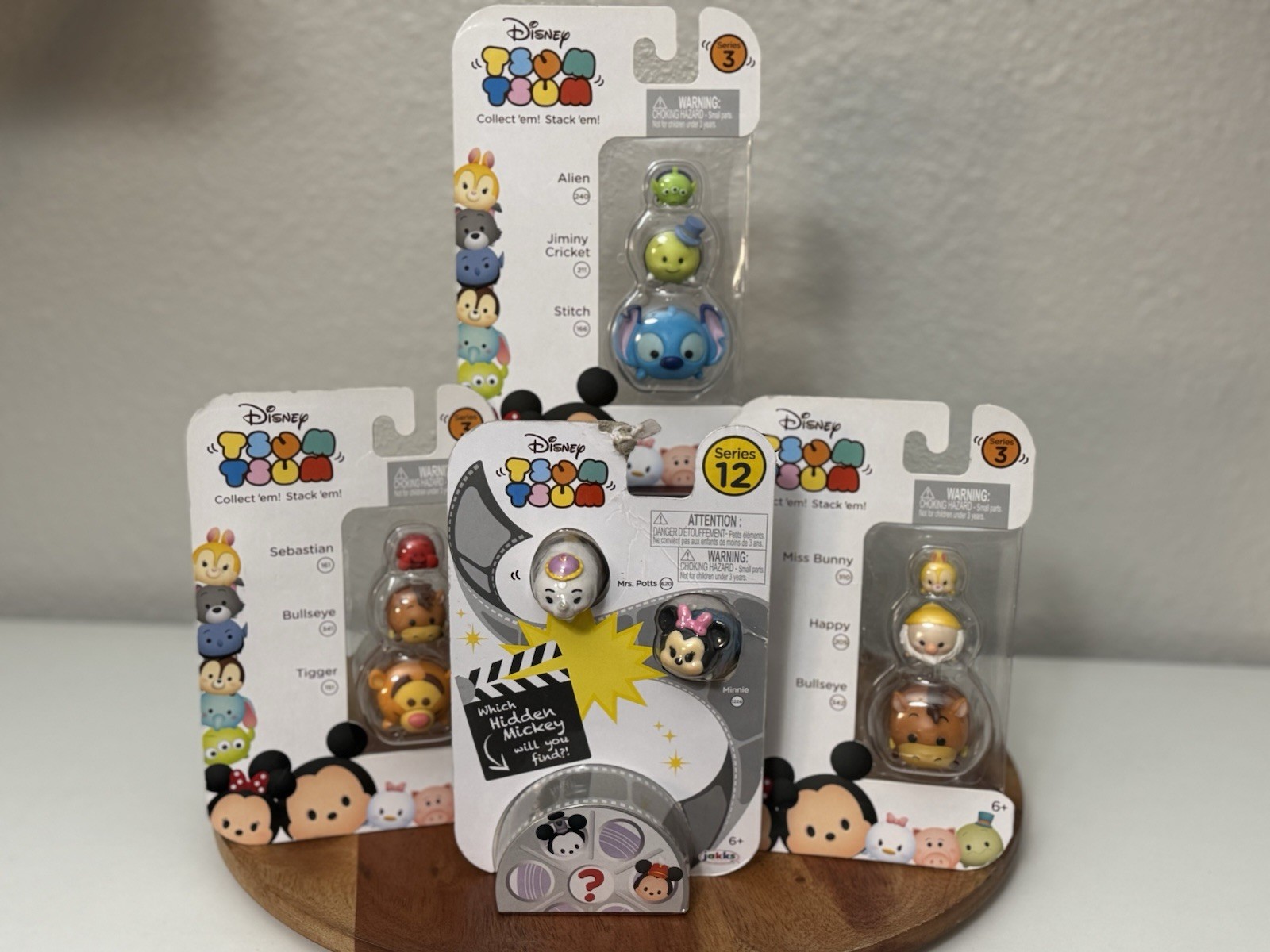 Disney Tsum Tsum Assorted Stackables Series 3 & 12 Hidden Mickey Figure