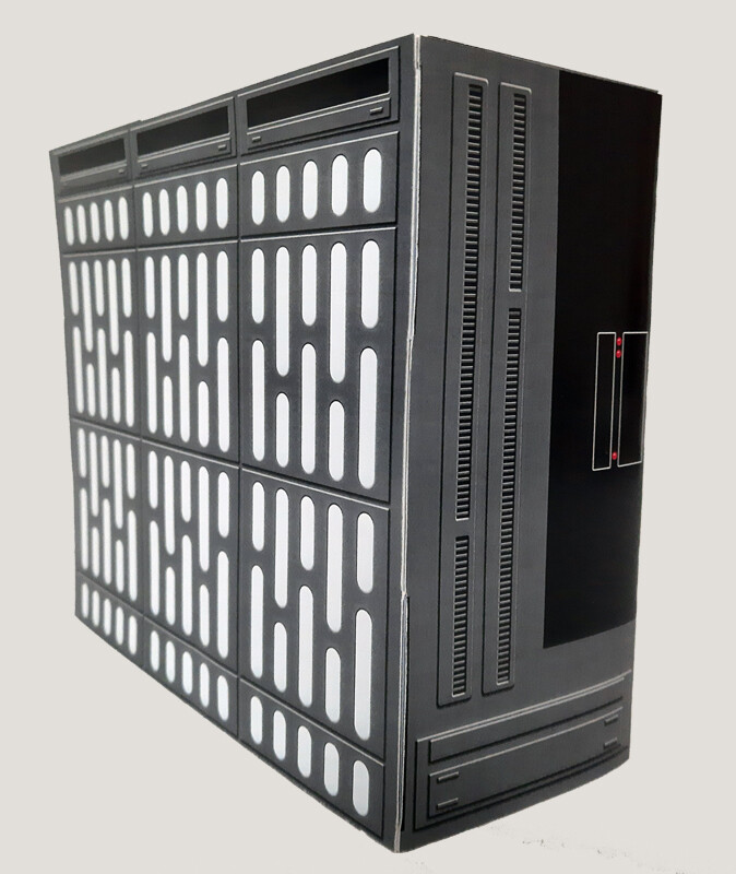 Death Star Computer Bank Accessory 3.75&Prime; Star Wars Hasbro Kenner Free Shipping