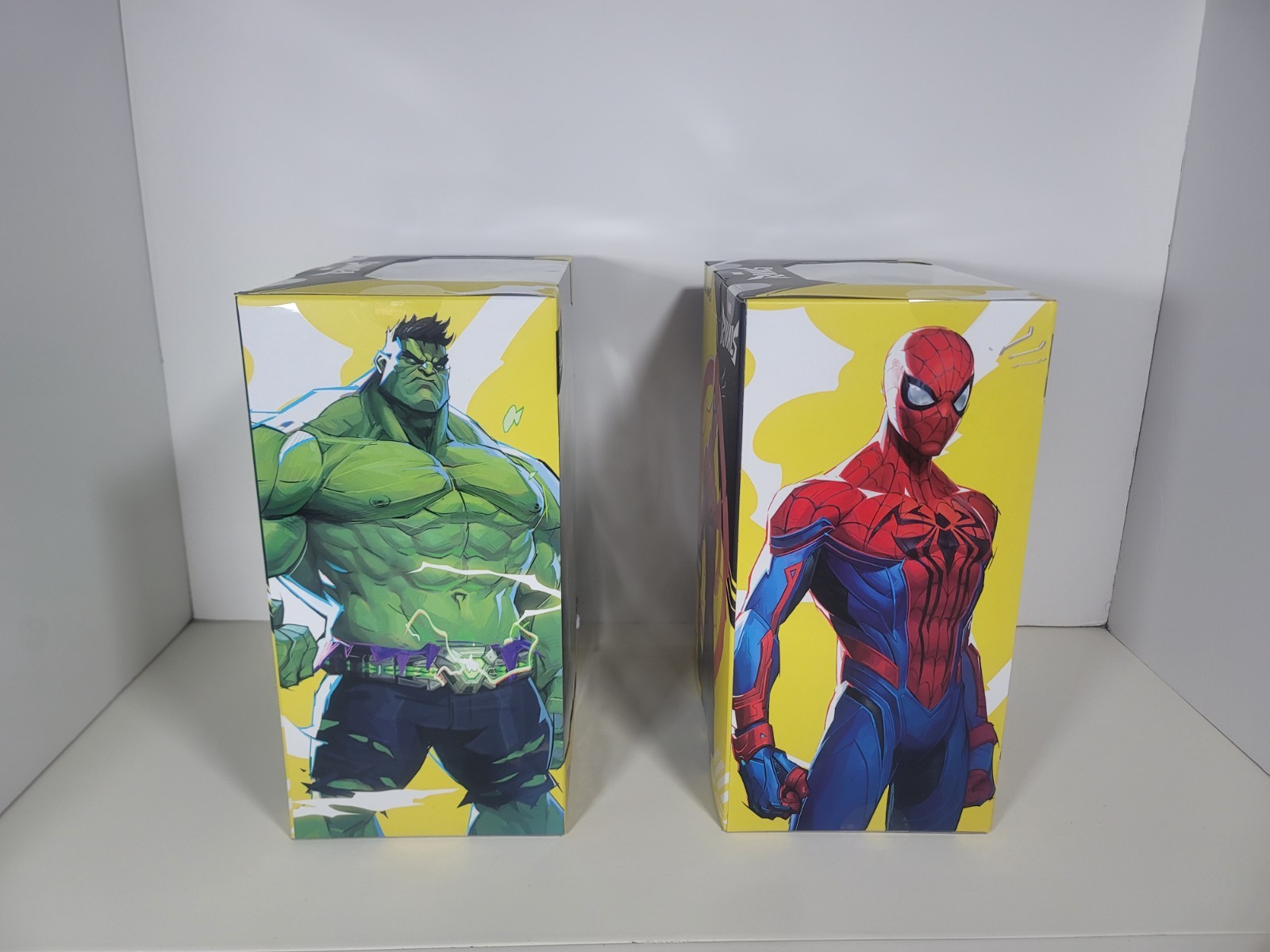 Marvel McFarlane Rivals Hulk & Spider Man 1:6 Action Figure Boxed w/ Comic Book