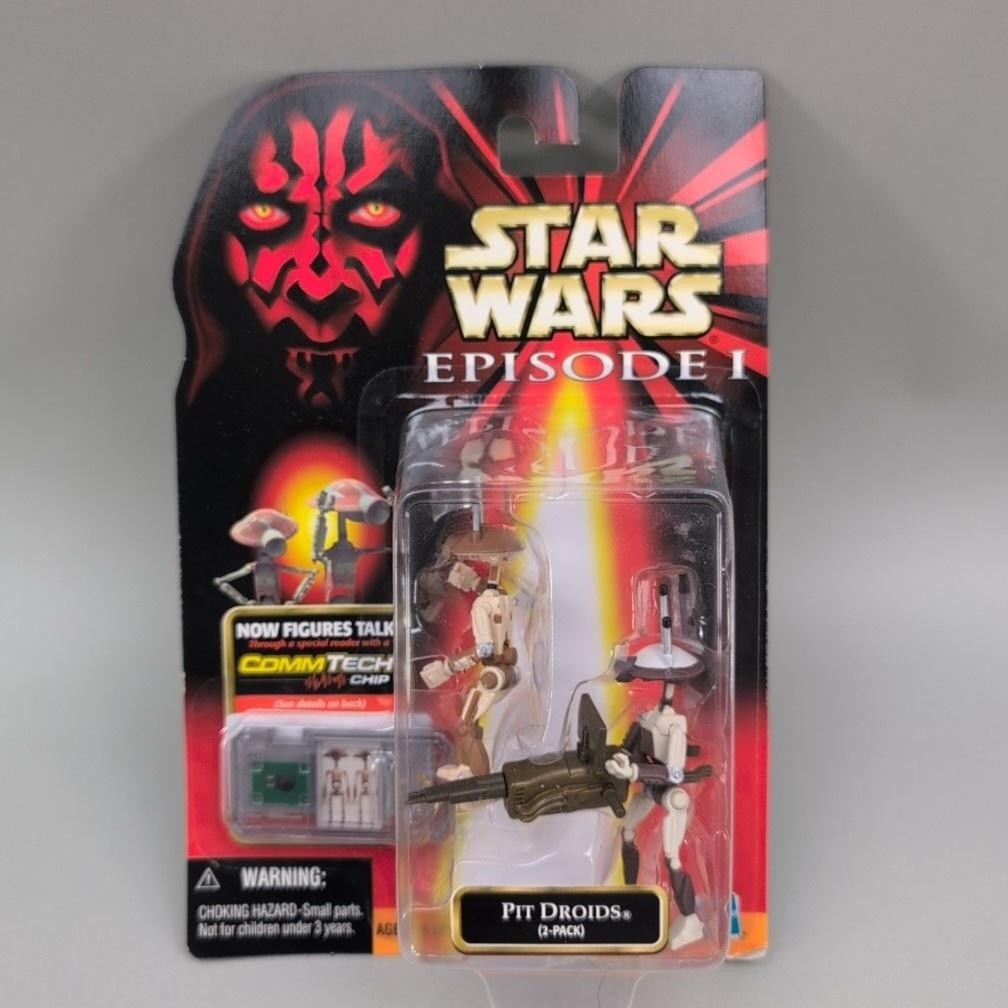 Vintage Hasbro Star Wars Episode I Pit Droids 3.75in Action Figure 2-Pack 1999