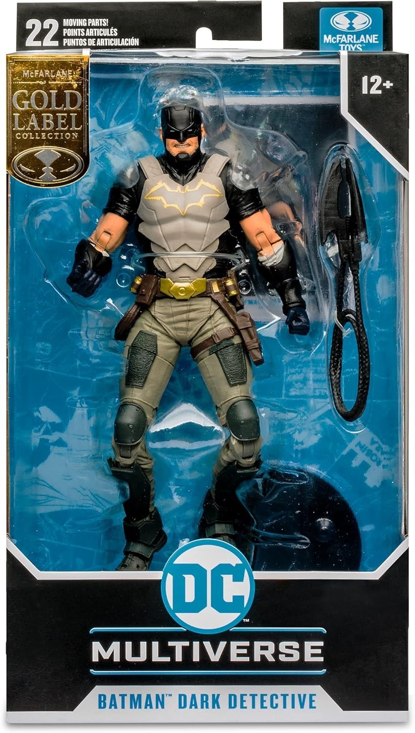McFarlane DC Universe Batman Dark Detective Gold Label 7&Prime; Action Figure – New