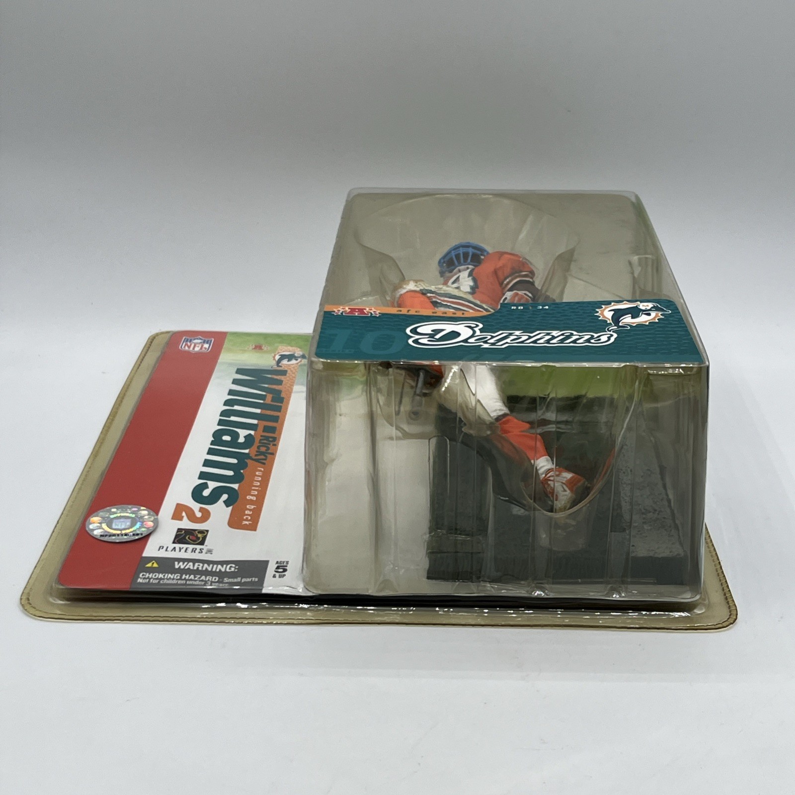 2004 McFarlane Ricky Williams Miami Dolphins Orange Variant Figure YPS Opener