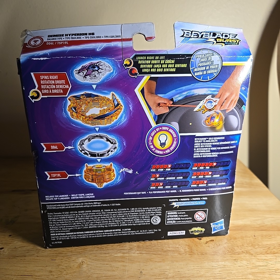 BEYBLADE Rip Fire Force Set – Burst Surge – Speed Storm -Lights Up