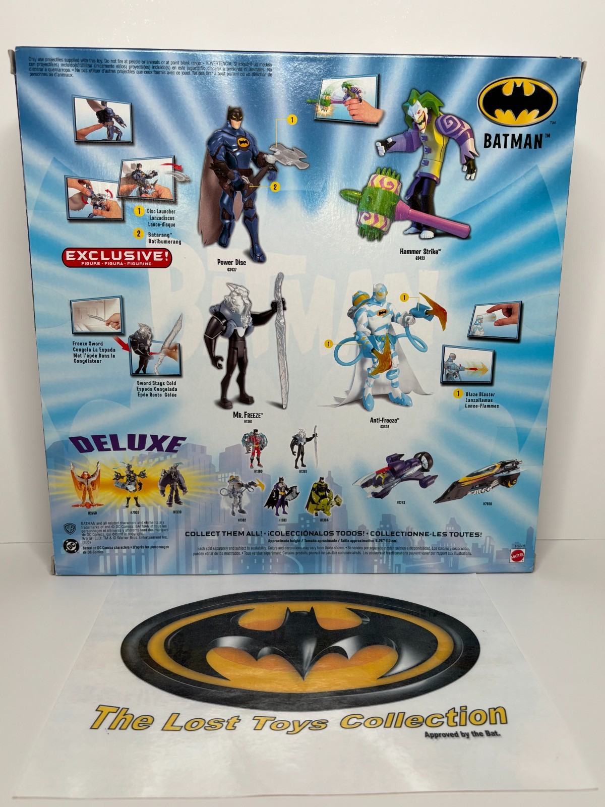 The Batman Multi Pack NEW Hammer Strike Joker~Mr Freeze~Power Disc~Anti 2005
