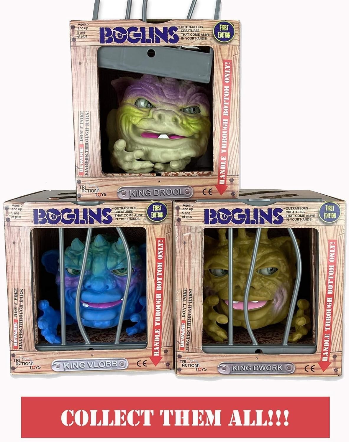 Iconic King Dwork Collectible Figure with Movable Features – 80&rsquo;s Retro Toy^*-
