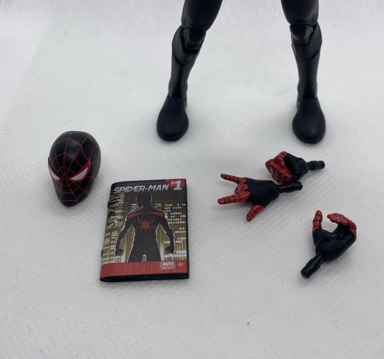 Marvel Legends Ultimate Miles Morales Spider-Man 6-inch Action Figure (Loose)