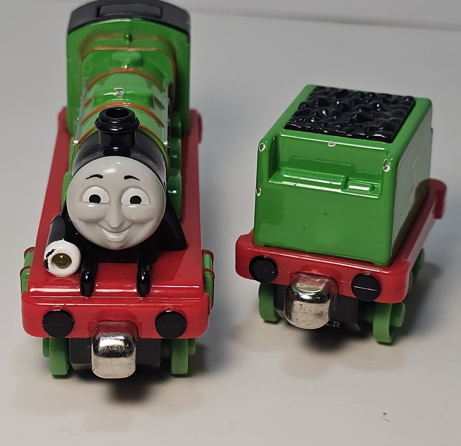 Thomas HENRY Train Engine Take-n-Play Headlight Works 2009 Green
