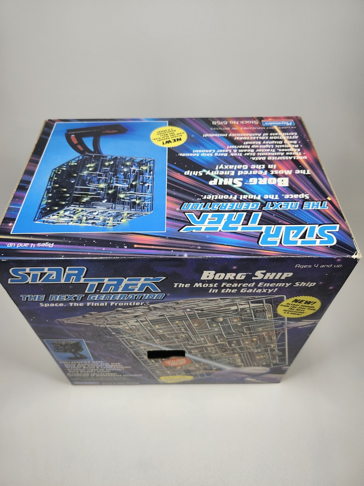 Star Trek The Next Generation BORG SHIP Cube 1994 Playmates Vintage Sealed NEW
