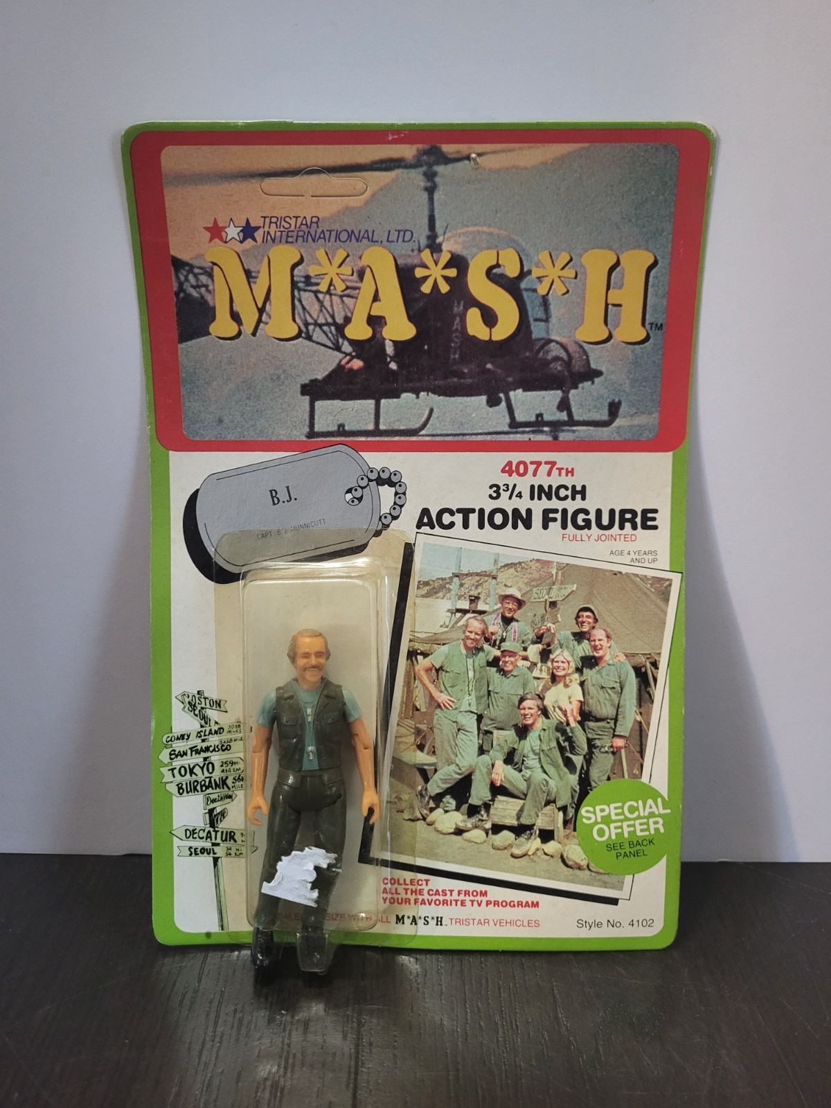 Hawkeye 3.75&Prime; 1982 M.A.S.H. Tristar MASH NEW MOC #2