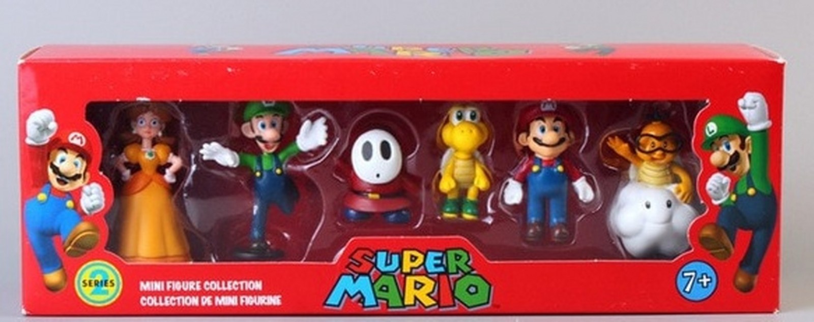 NEW Super Mario Bros PVC Action Figure Toys Dolls 6pcs/set New in Retail Box