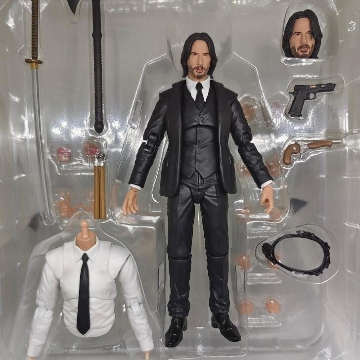 MAF No.212 John Wick Chapter 4 Action Figure Toy Set Gifts for Boy Gift New