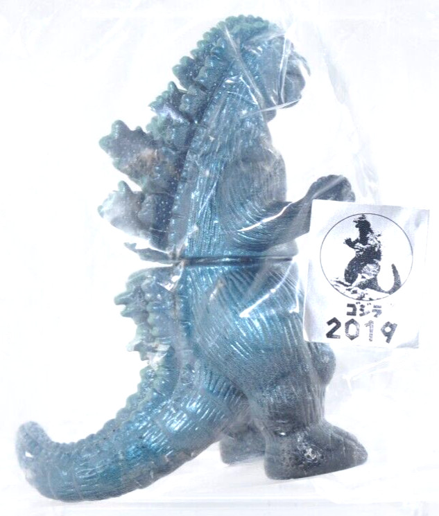 Marusan Marugacha 1954 Kaiju Mini Sofubi Black/Metallic Blue Unopened Figure JPN