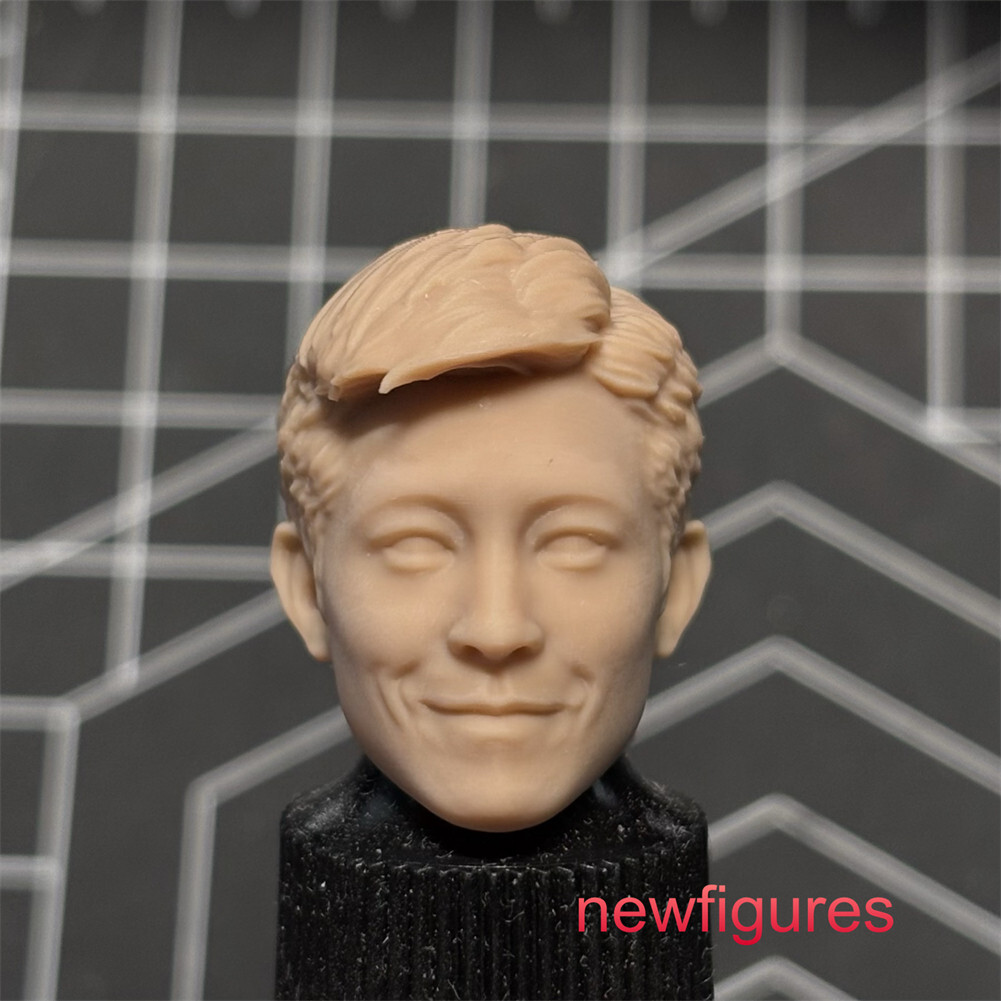 1/6 1/12 1/18 Edison Chen Head Sculpt Fit 12&Prime; 6&Prime; 3.75&Prime; Male Figure Body Dolls