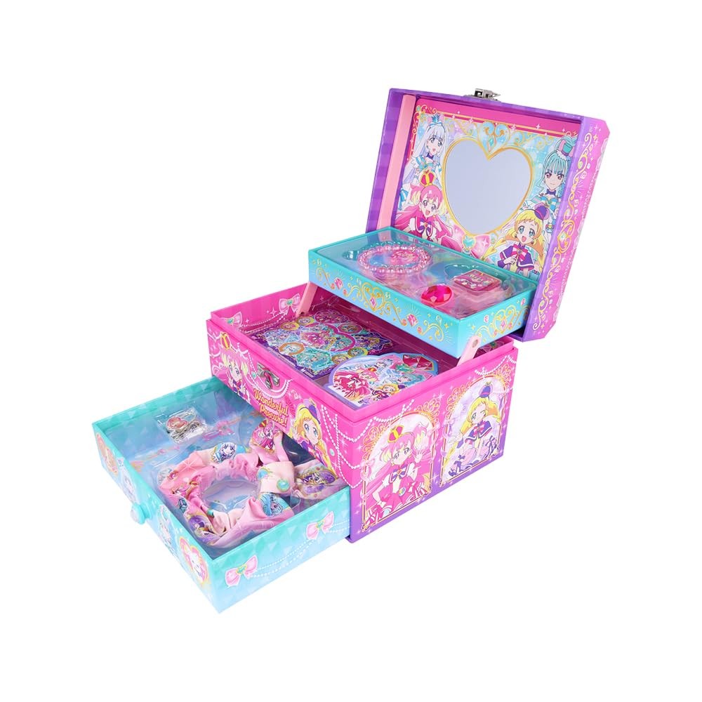 Sun-Star Stationery Secret Lovely Box Wonderful Pretty Cure! 18 x 20 x 18 cm
