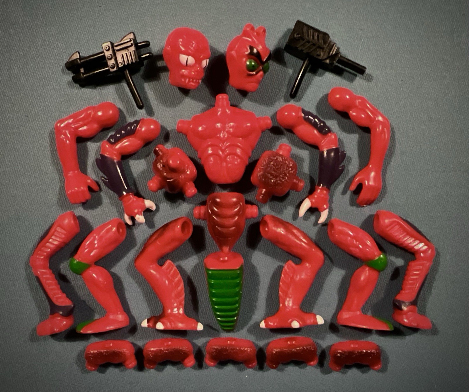 Vintage 1984/1985 Multi-Bot & Modulok MOTU Action Figures, Complete !!