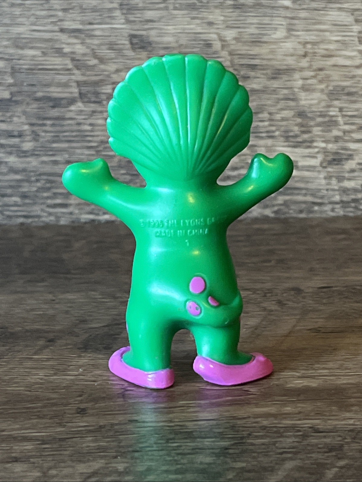 Vintage Barney Figure BABY BOP Dinosaur 3&Prime; PVC Figure Toy The Lyons Group 1996