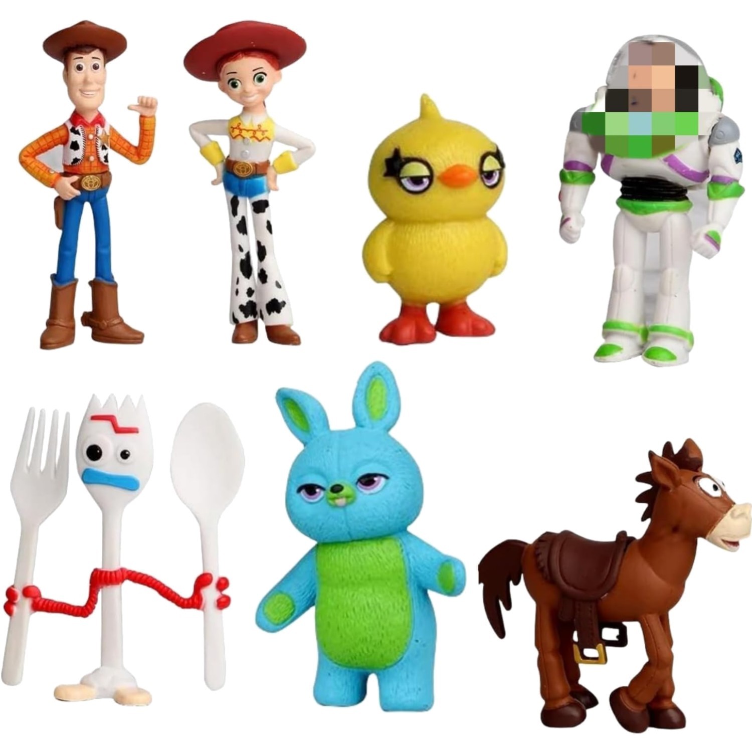 Action Figures Toys Set, 1.5-2.3 inches Tall Action Figures with Woody, Buzz …