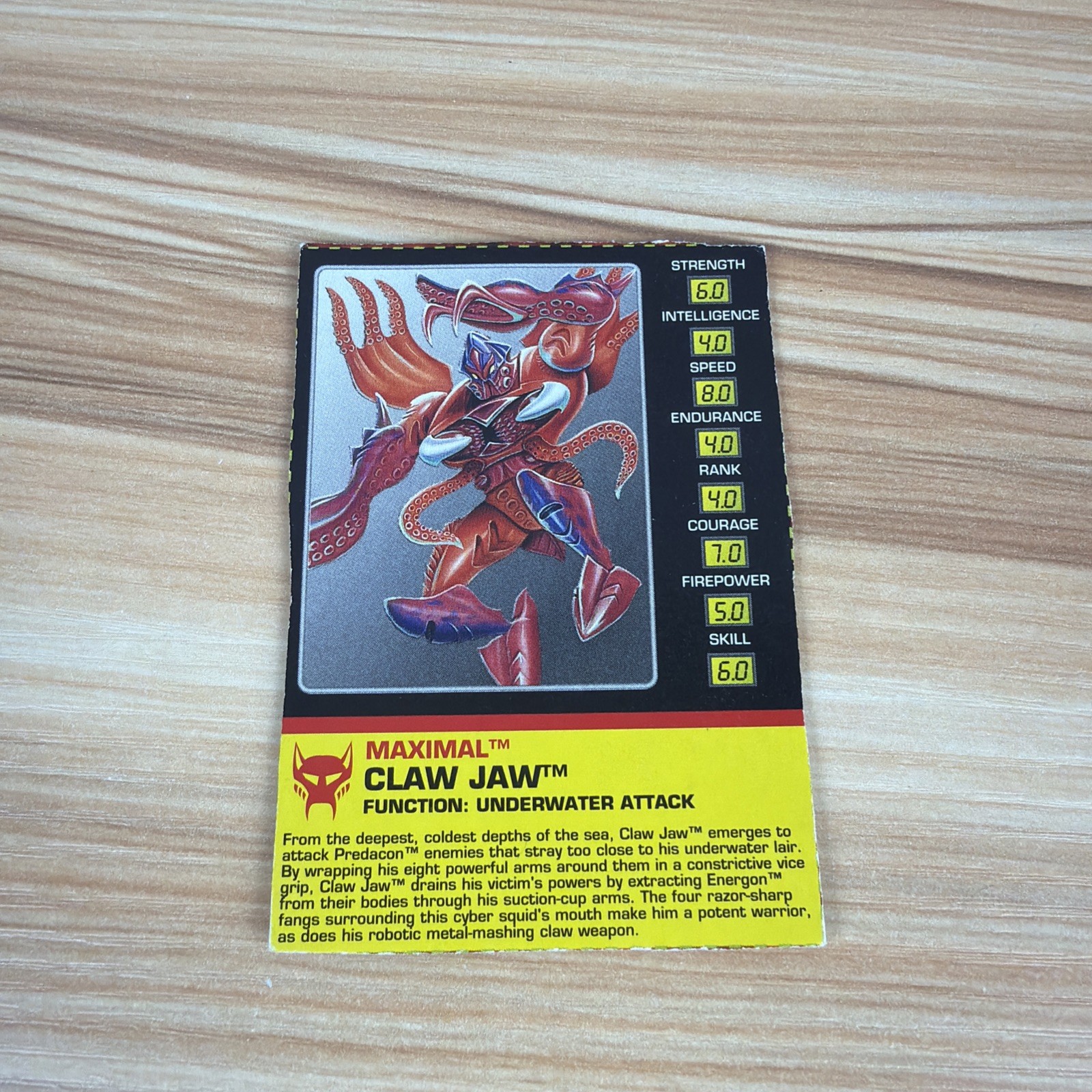 Transformers Beast Wars Claw Jaw complete Hasbro Vintage Basic Class Kenner