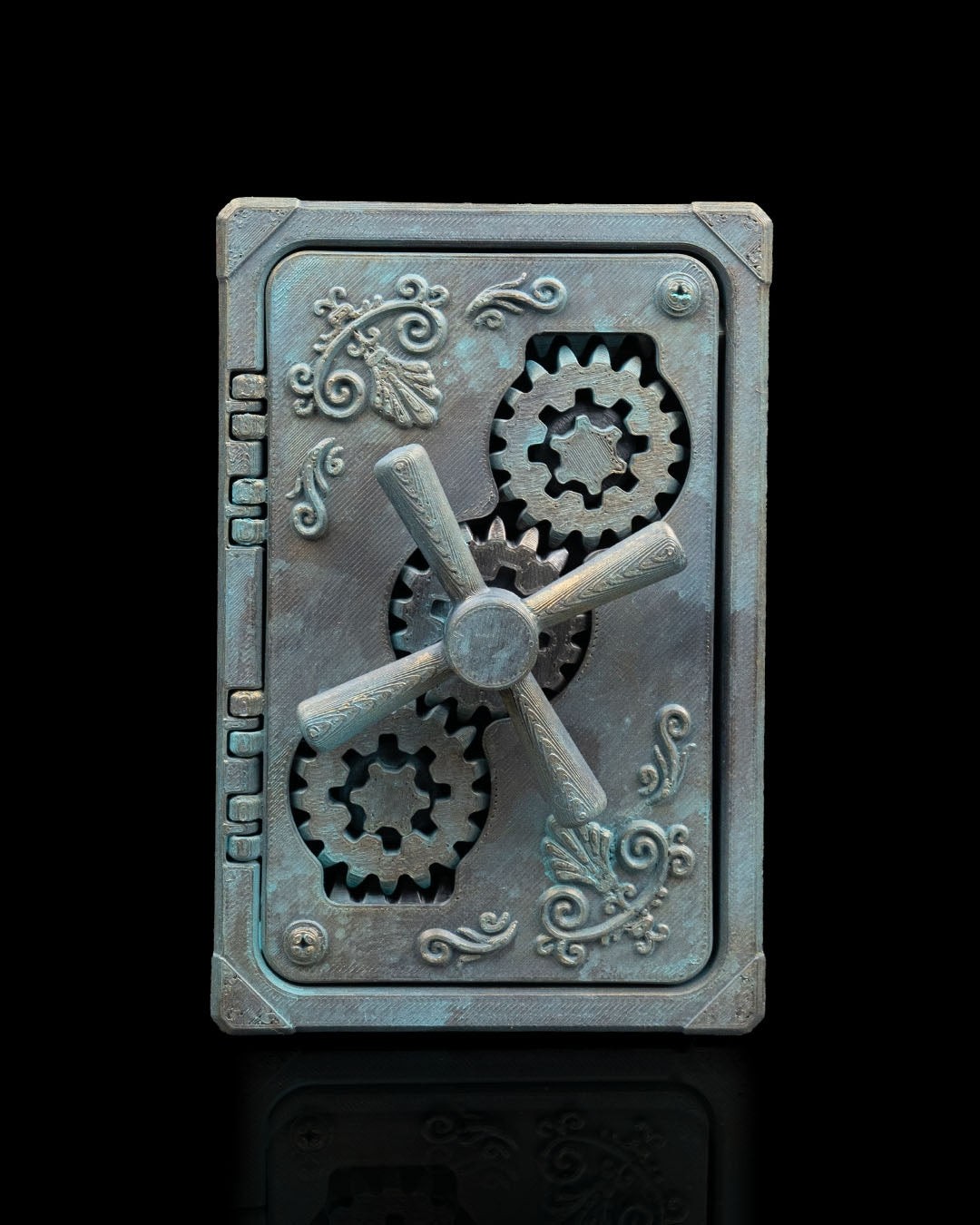 Safe Bet Coin Bank – Steampunk Vault Piggy Bank | 3D Printed Whimsy Vaults