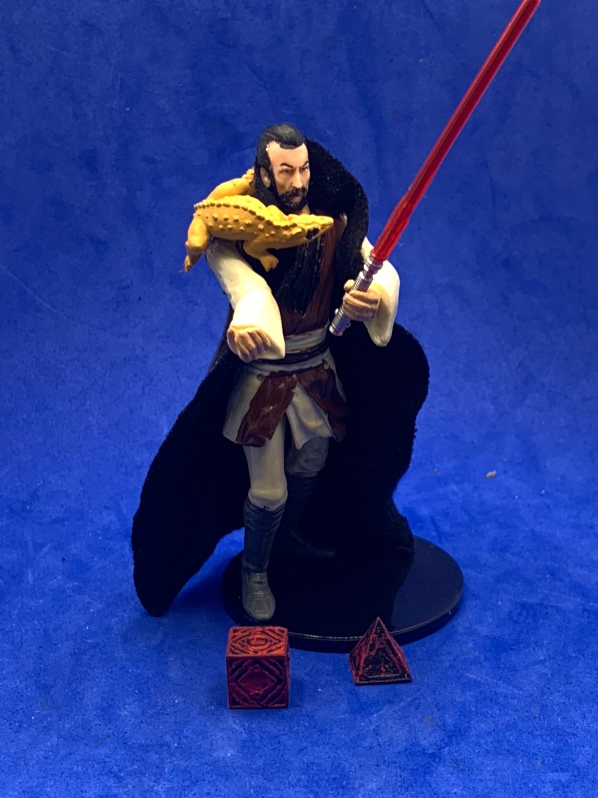 Star Wars Custom/Kit-Bashed Figure: Young Count Dooku w/ Holocrons & Ysalamiri