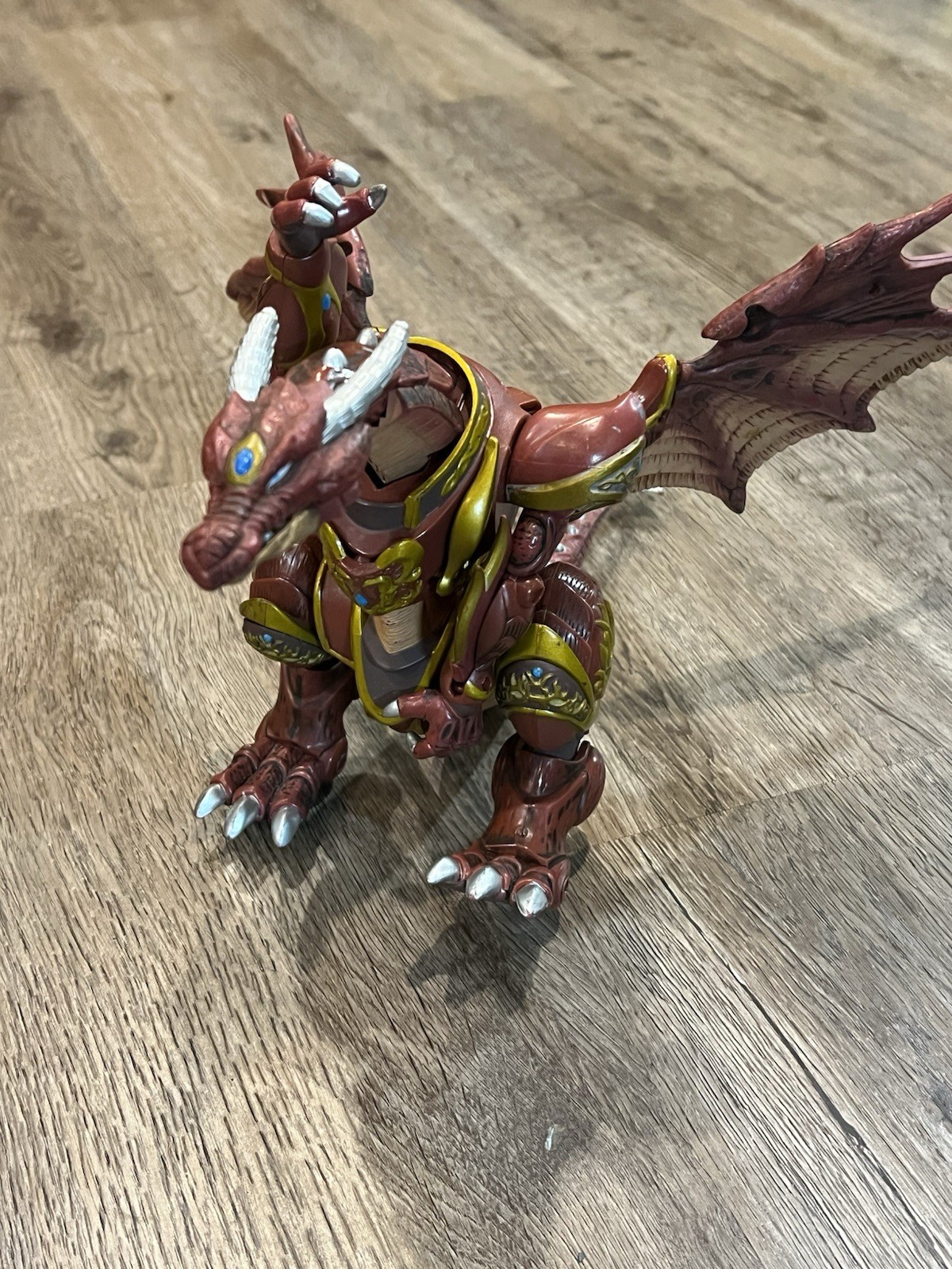1998 Bandai Mystic Knights of Tir Na Nog PYRE The Fire Dragon of Dare