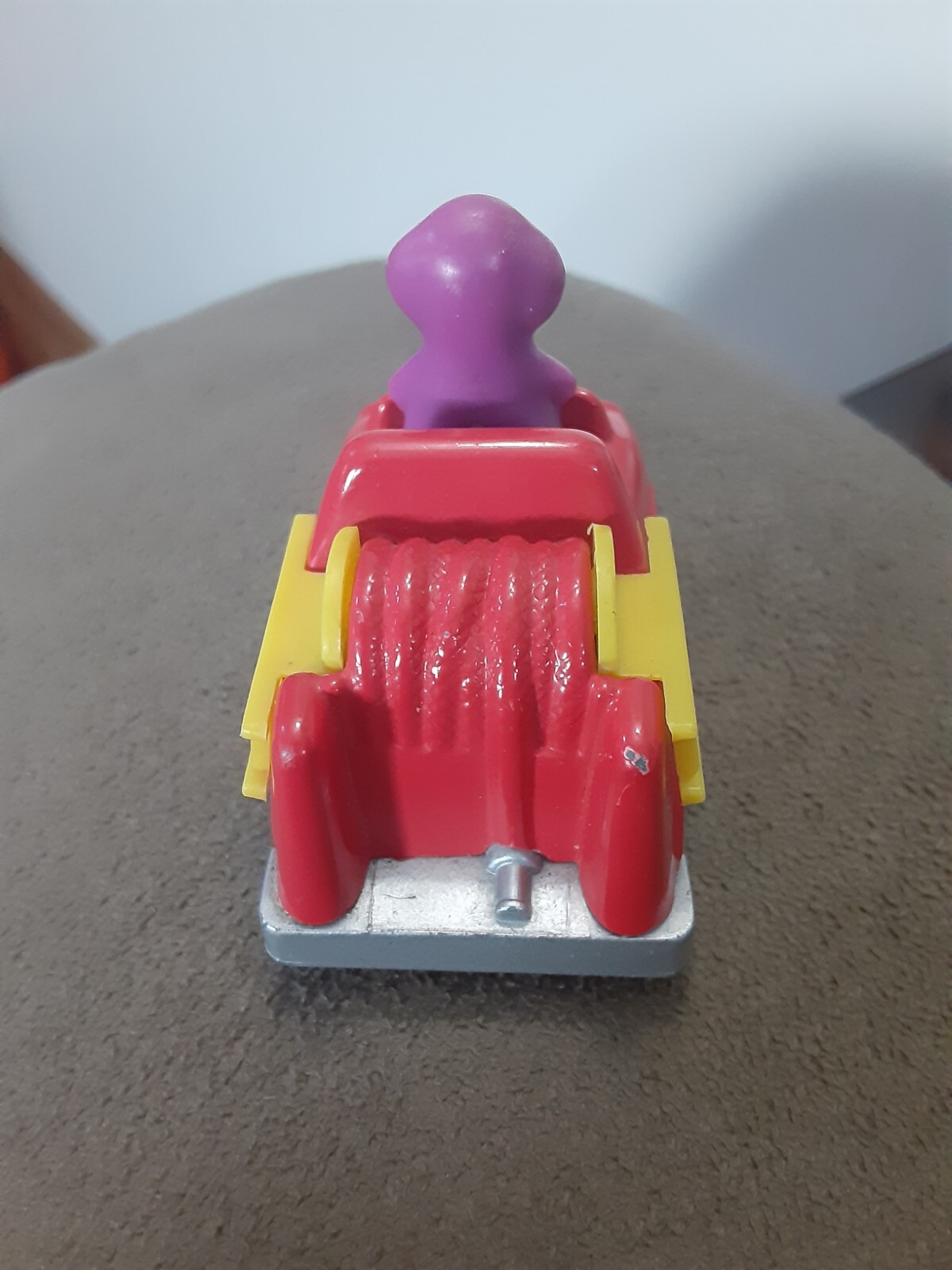 Barney The Dinosaur Lyons Group Fire Truck Engine Die Cast Car 1993 Toy Car