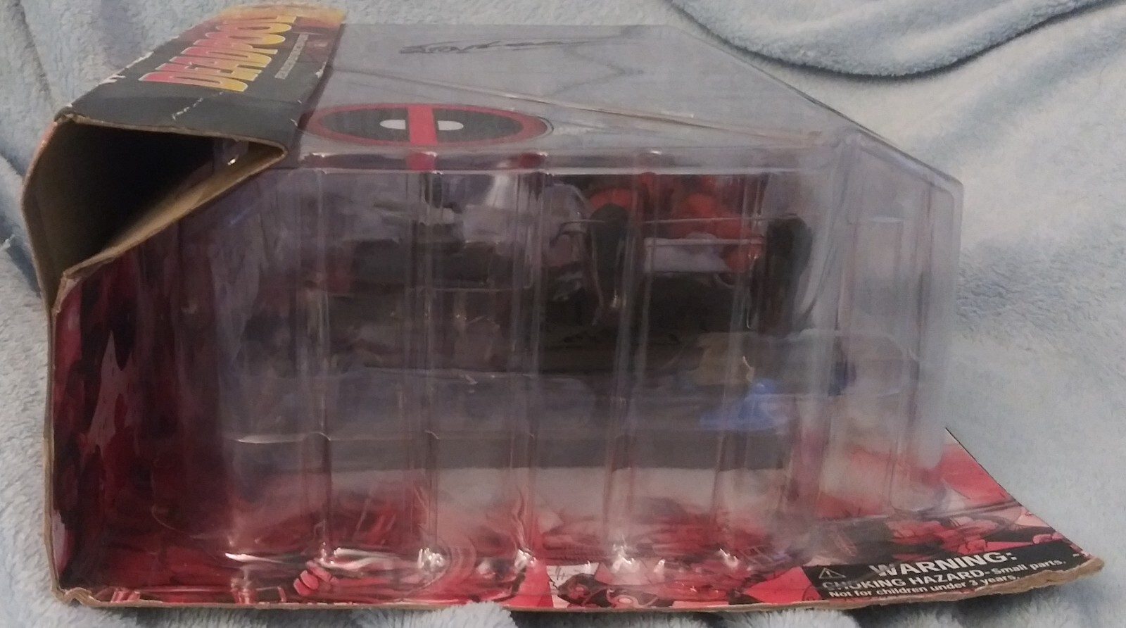 STAN LEE SIGNED Marvel DEADPOOL Action Figure 2015 Diamond Select Toys AUTOGRAPH