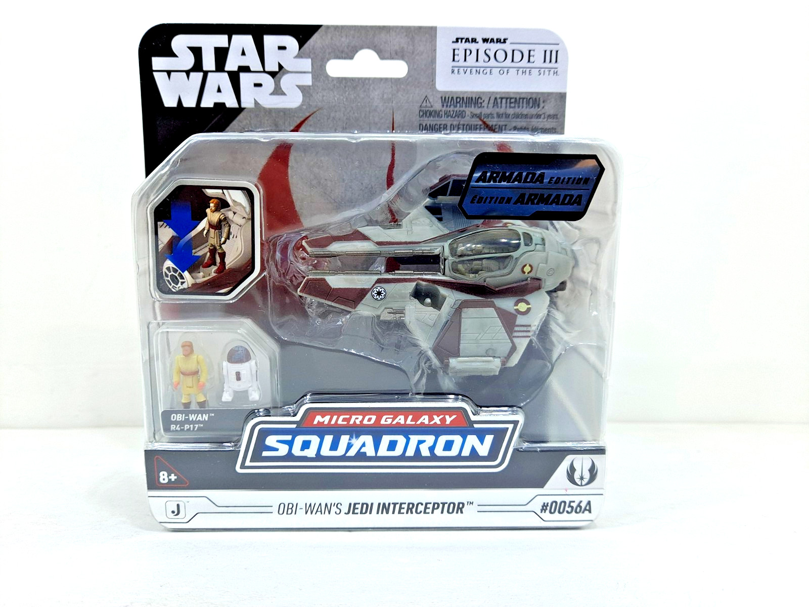 Star Wars Micro Galaxy Squadron Series 3 Obi-Wan&rsquo;s Jedi Interceptor and R4-P17