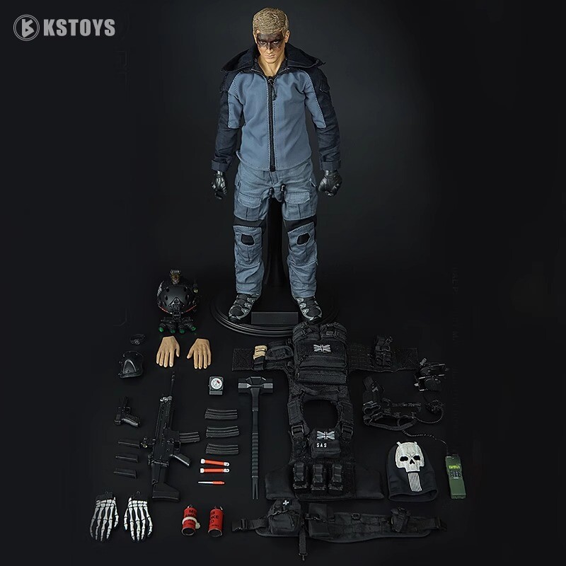 FLAGSET KS21001 Night War Ghost Simon Riley 1/6 Action Figure Collect New Boxed!