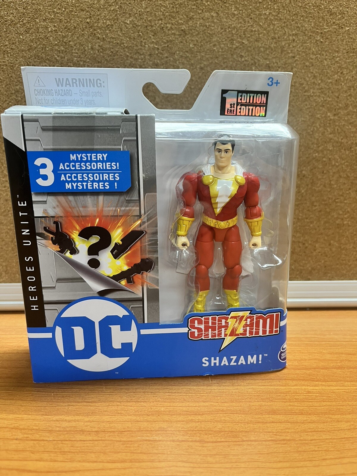 Spin Master DC HEROES UNITE /SHAZAM Brand New 4&Prime; 1 EDITION