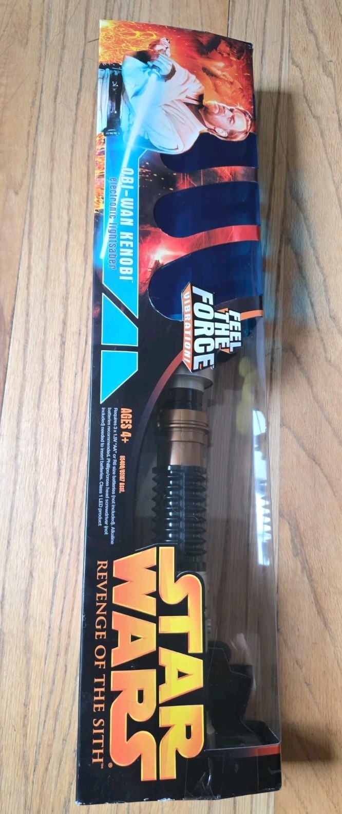Obi-Wan Kenobi Electronic Lightsaber Star Wars Revenge Of The Sith 2005 UnOpened