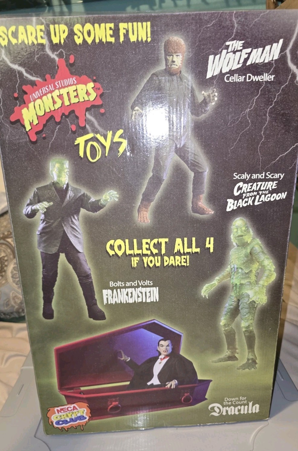 NECA – Universal Monsters – Crypt Club – 7&Prime; Action Figure 4 Pack Burger King