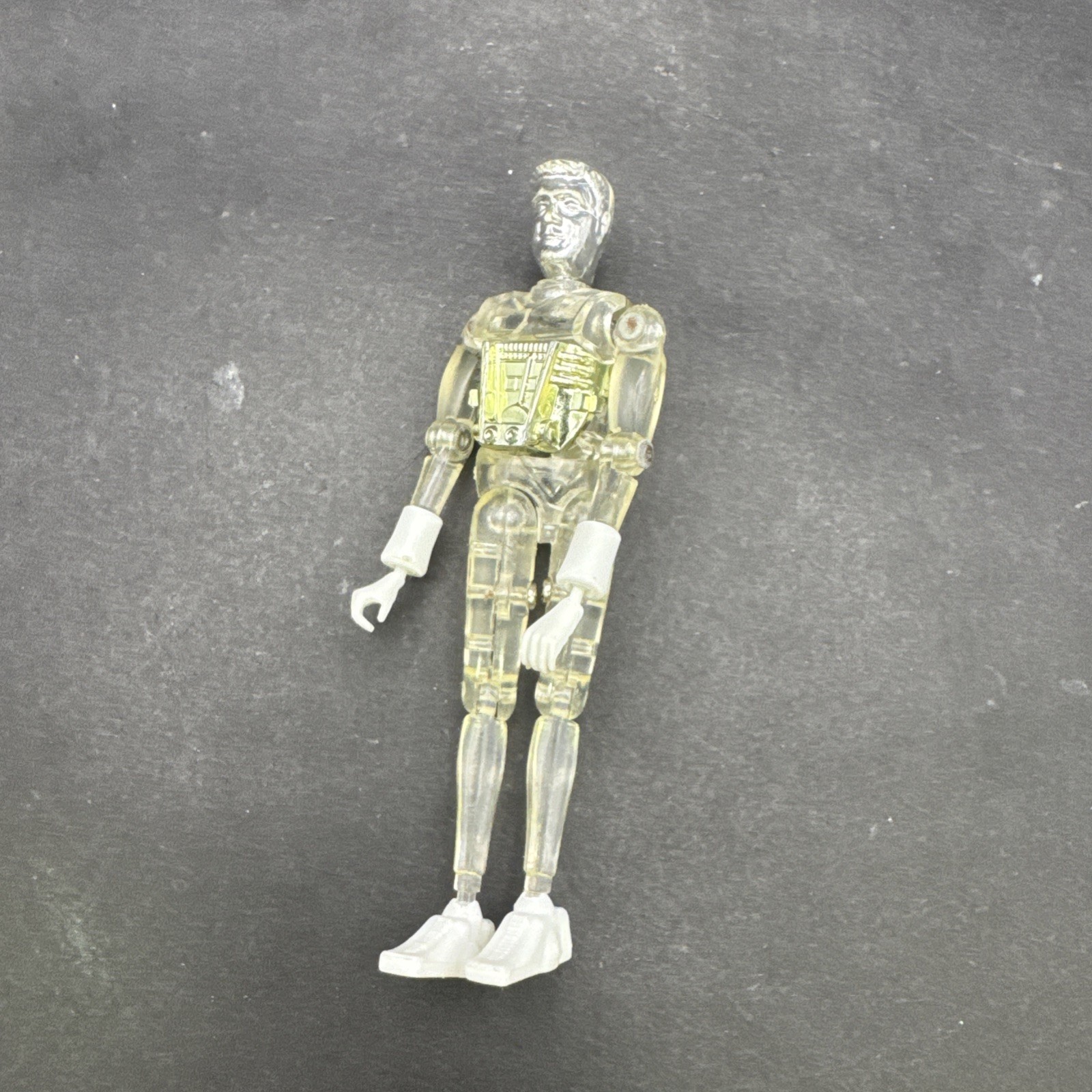 Micronauts Time Traveler Vintage Action Figure Clear 1976 H3B1