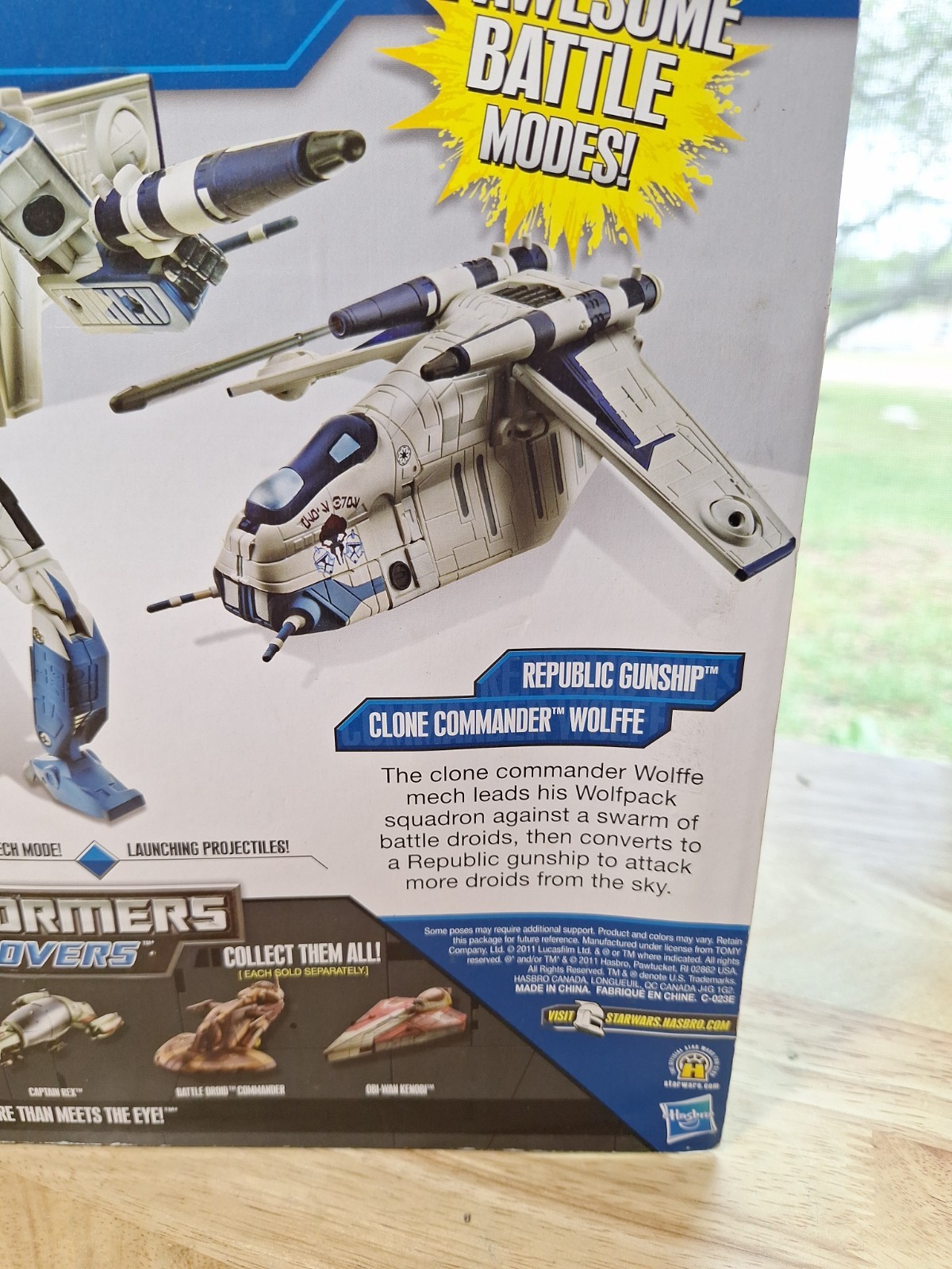 Star Wars Crossovers Clone Commander Wolffe Republic Gunship Action Figure
