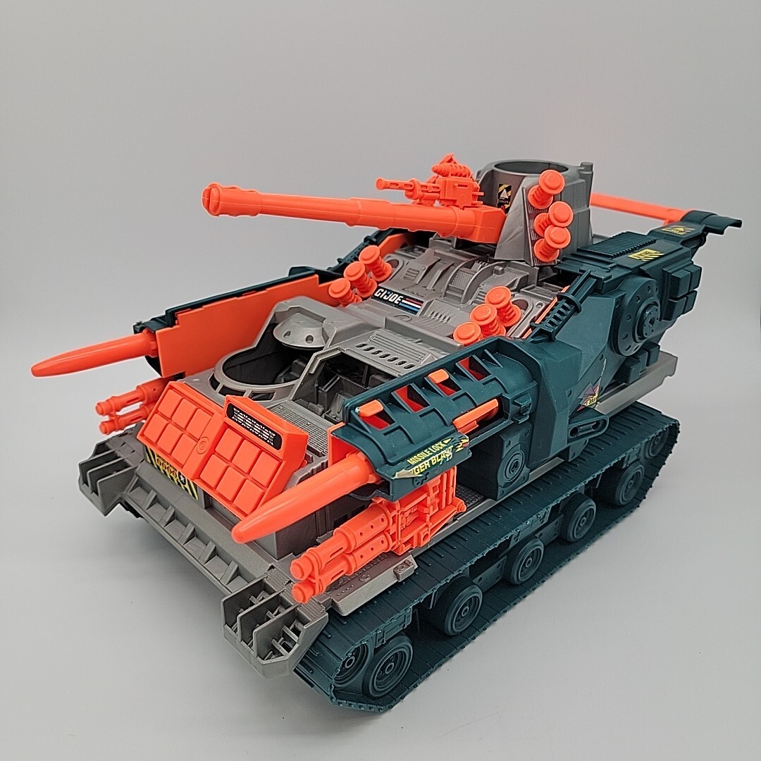 Gi Joe 1990 Brawler Tank Vehicle Big Guns Complete GIJOE Hasbro