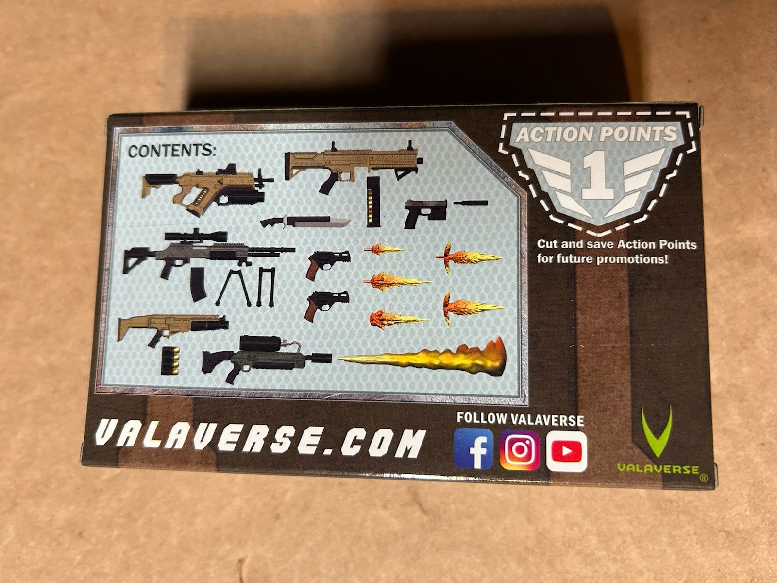 Valaverse Action Force Weapons Pack India II