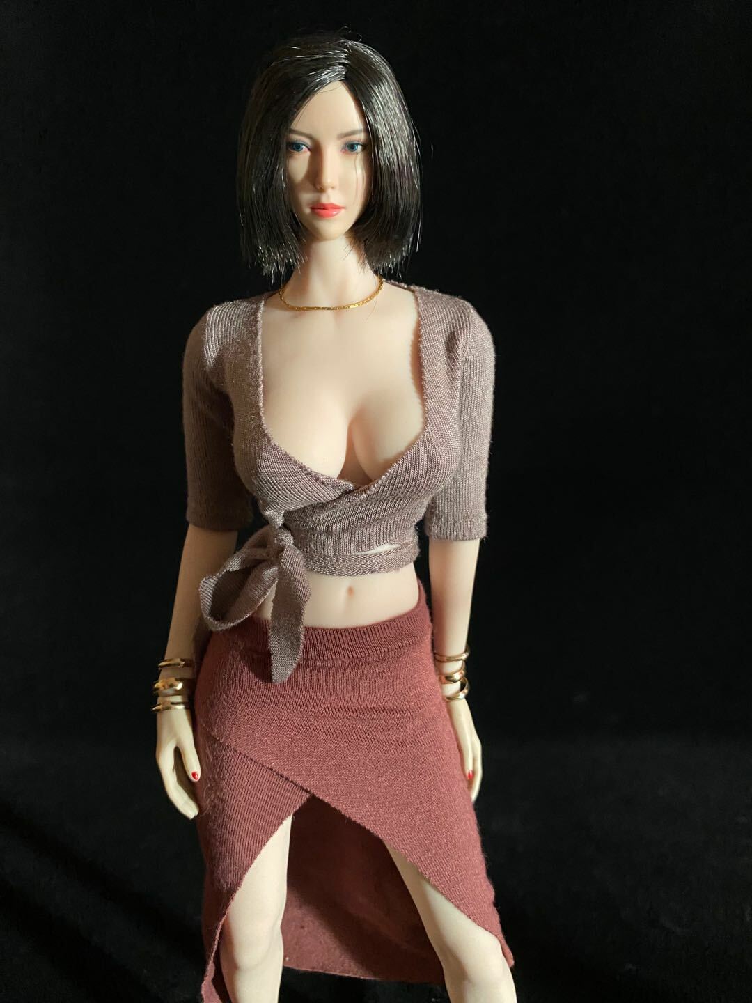 1/6 Female Outfit Costume Sexy Tops Dress Set For 12 » PH TBL Figure Body