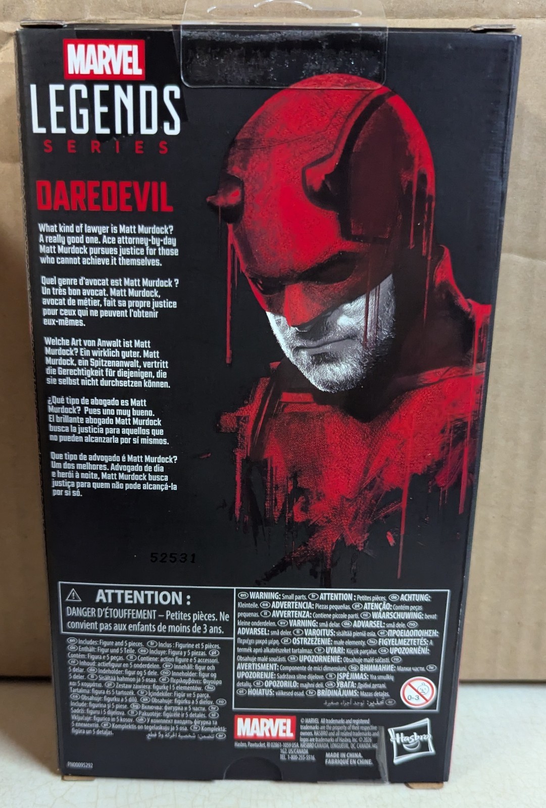 Disney + Marvel Legends Daredevil Born Again MIB! Charlie Cox