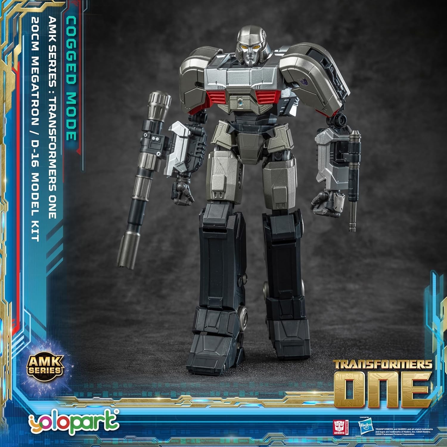 Yolopark Transformers One Megatron D-16 Cogged Bot AMK Series 20cm Model Kit
