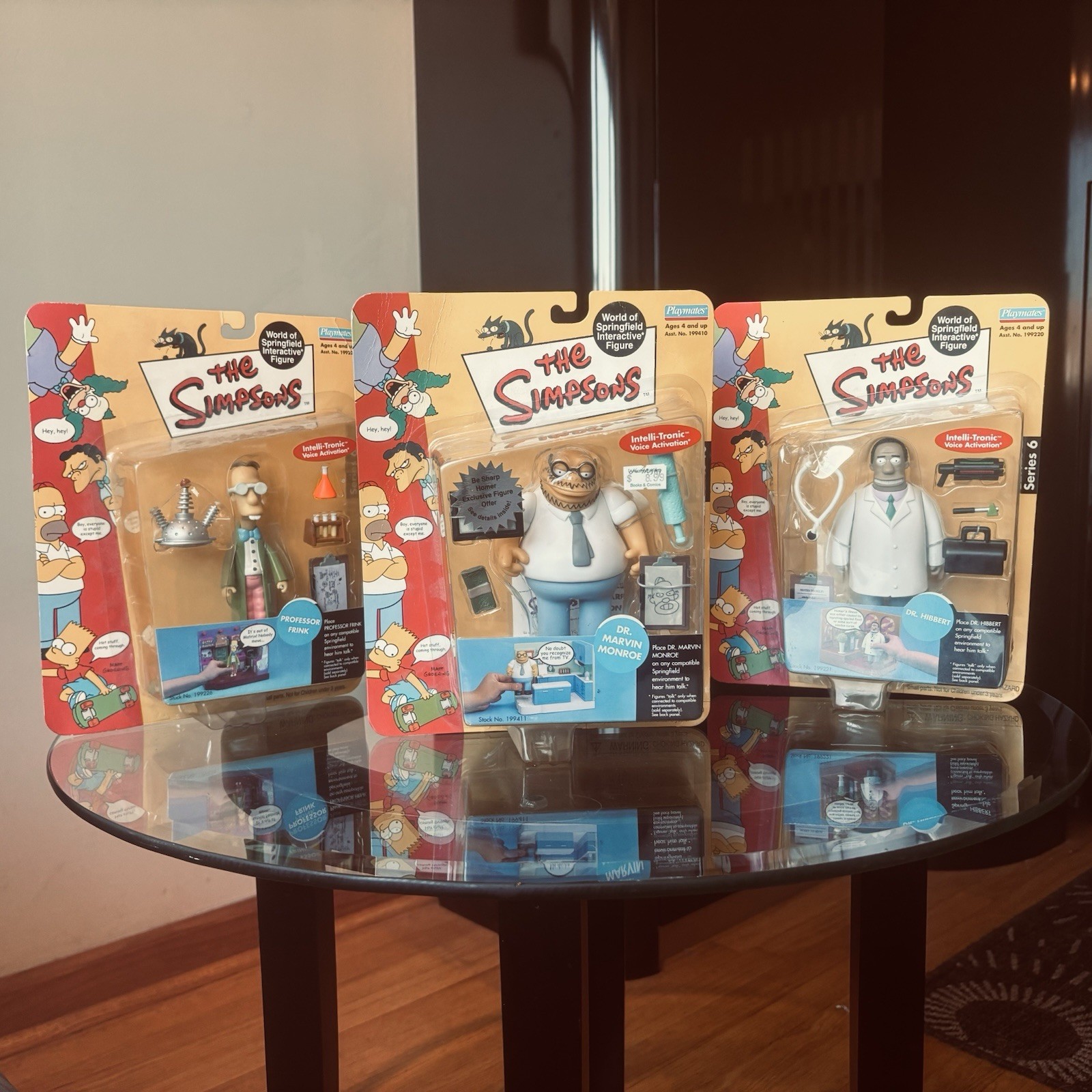 The Simpsons Figures (NIB) – Dr. Marvin Monroe, Professor Fink, Dr. Hibbert
