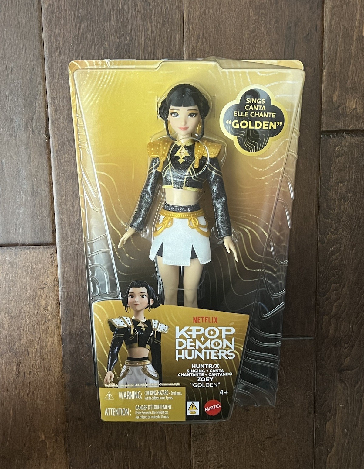 Mattel K-POP Demon Hunters Anime Zoey Fashion Girl Singing 11&Prime; Doll New IN HAND