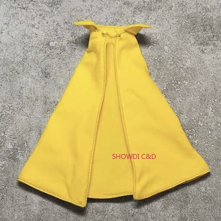 1/12 Custom Yellow Wired Cape Cloak For 6 » ML Vision Action Figure（No Figure）