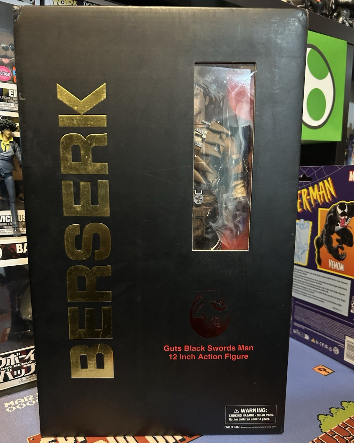 Berserk Art of War Guts Black Swords Man 12in Action Figure 2003 COMPLETE