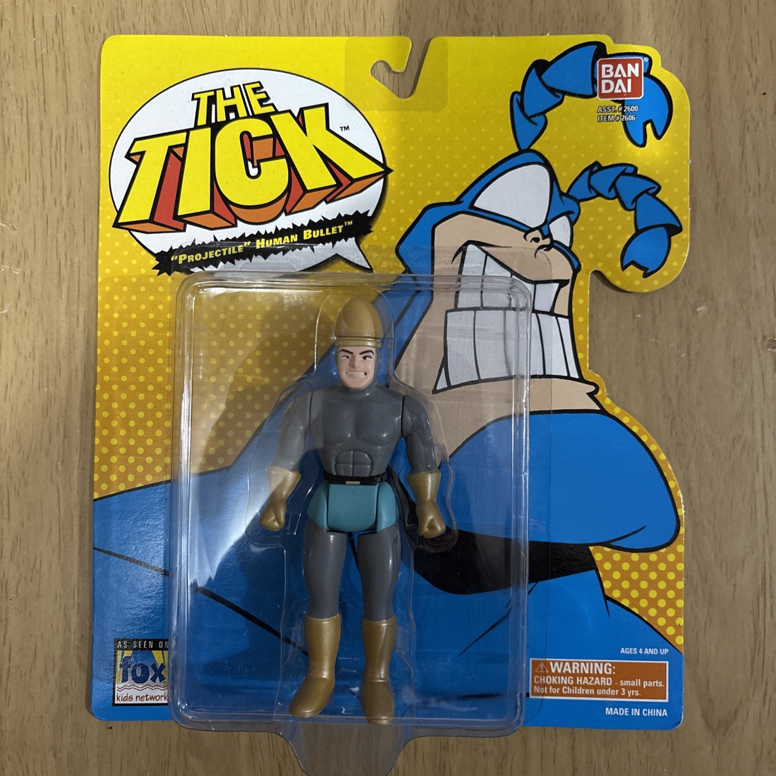 Bandai The Tick Projectile Human Bullet 6&Prime; Figure 1994